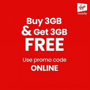 1.3K reactions · 73 comments | More Data, Same Price Upgrade your Virgin Mobile plan starting from 3GB and enjoy a FREE data boost. Use this promo code at checkout: ONLINE ✨  #VirginMobile #DataUpgrade #MoreValue SIM delivered in 60 min!⌚️ | Virgin Mobile UAE | Facebook