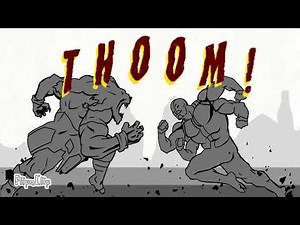 Four Arms vs Battle Beast | Ben 10 x Invincible Flipaclip Animatic #flipaclip #ben10 #invincible