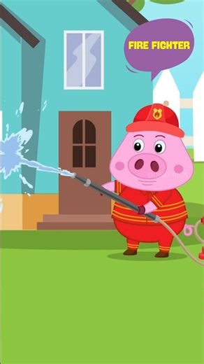 Community Helpers for Kids | Fire Fighter | Who Help Us #Shorts