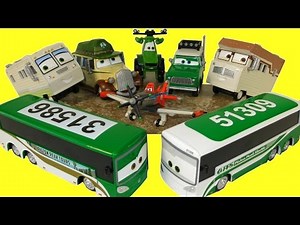 Disney Planes Fire and Rescue Piston Peak Harvey Winnie Bus