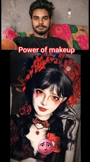 power of makeup queen 👑 #trending #howtomakeup #howtoreaction