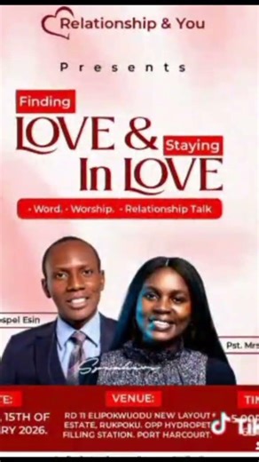 Invitation to a life changing program.