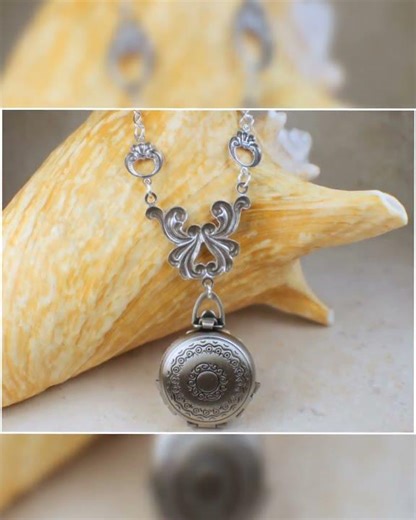 Dragonfly Four Photo Locket in Silver