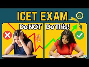 🔴 TG ICET 2025 Exam Day Do's & Don'ts || Must-Follow Tips for Every Student