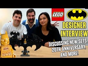 LEGO BATMAN 20th Anniversary BATMAN LOGO Interview (LEGO DC Deep Dive Interview!)