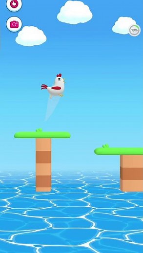 Chicken Jumping Game #challenge #gameplay