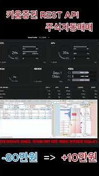 키움증권 REST API 프로그램매매 #shorts#삼성전자#남선알미늄#대한광통신#ps일렉트로닉