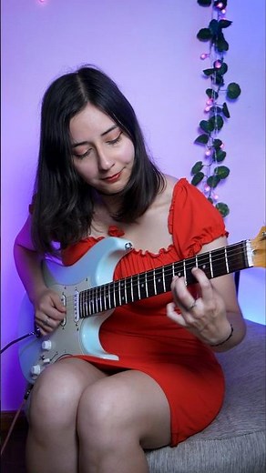Deep Purple - Burn (Guitar Solo Cover By Juliana Wilson) 🎸🔥