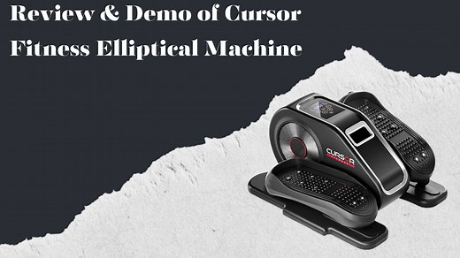 Watch Review & Demo of Cursor Fitness Under Desk Elliptical on Amazon Live