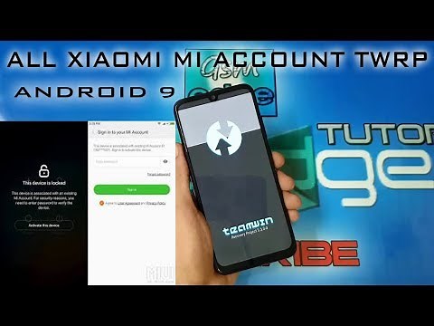 PERMANENTLY MICLOUD ENDING MI ACCOUNT ANDROID 9 MIUI10/11 TWRP METHOD