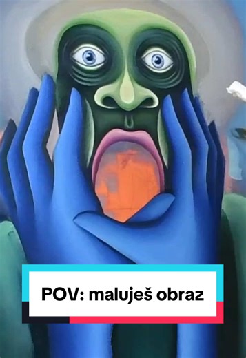 v neděli nové video😇👇 #fyp #pov #umění #malování