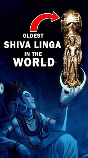 Oldest shiva linga in the world!🤯😱 #shiva #lingam #mystery #ancient #temple #hindu #india #shorts