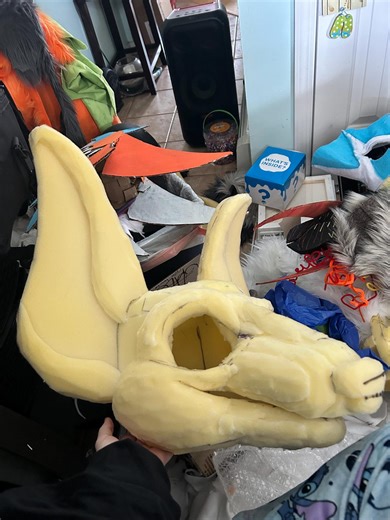 Unfinished Fursuit Head Base   Unfinished Hyper Motion Fursuit Tail Base - Etsy