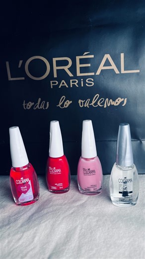 E u g e B u s t a m a n t e M a k e u p on Instagram: "AMOR DE VERANO 💗☀️🏖️😍 Colorama de @lorealparis lanzó su nueva colección de esmaltes 💅🏻 Paso nro 1: Nail Tint Paso nro 2: Color ( Petala/ Melancia ) Paso nro 3: Top Coat Es el cuarteto perfecto para lucir uñas fuertes, bonitas y brillantes! 🫶🤩 #amordeverano #colorama #nailart"