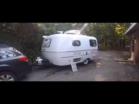 A tour of My 2017 Scamp Travel trailer 13 footer