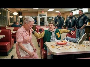 Rich Teen Spit On A Waitress — He Didn't Know 10 Hells Angels Were Behind Him