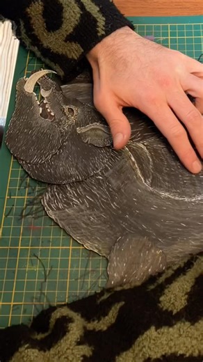 Work in progress on this guy (massive pig thing) #fyp #medieval #animation #artist #darkfantasy #wip