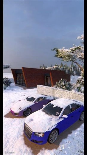 Winter Office Building Design 3 (12 x 8 m)