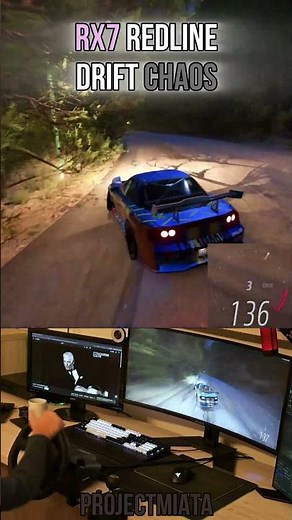 RX-7 Redline Drift Chaos 😤💨| Full Rotary Mayhem #RX7 #FD3S #RotaryPower #DriftLife #CarTok #TougeRun