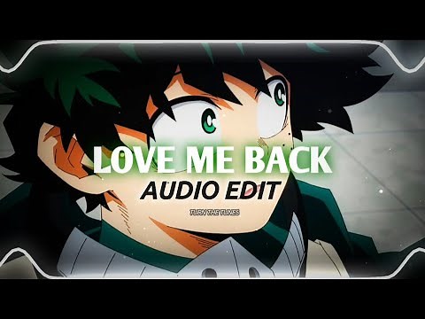 Love Me Back - Trinidad Cardona Audio Edit