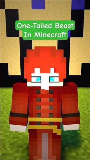 Naruto Shukaku - You Found the One-Tailed Beast in Minecraft 🏜️ #shorts #naruto