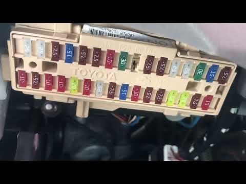 2007-2011 Toyota Camry Fuse Box Location & Relay Location