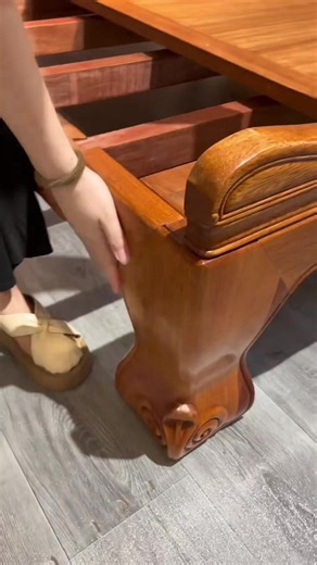 Natural Solid Wood Bed for Comfortable Sleep