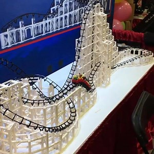 Here is the CDX Blocks Cyclone (3 kits worth) on display at AwesomeCon 2017 in Washington D.C. https://cdxblocks.com/collections/kits | CoasterDynamix