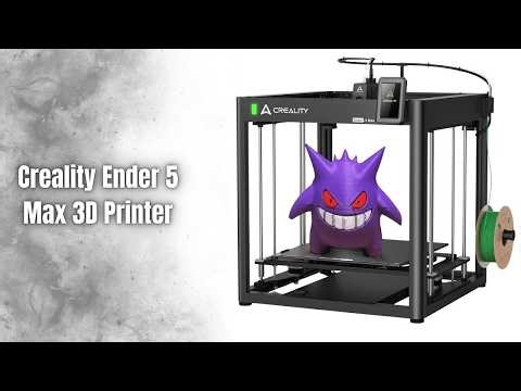 Creality Ender-5 Max Review 🚀 400×400×400mm 700mm/s LAN 3D Printer!