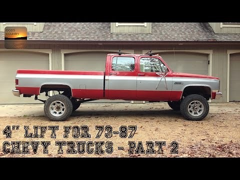 1973-1987 Chevy Truck: 4" ORD Lift Install - Part 2 (Front)