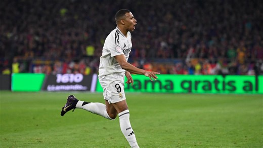 Barça-Real Madrid: Mbappé a marqué le premier coup franc direct de sa carrière