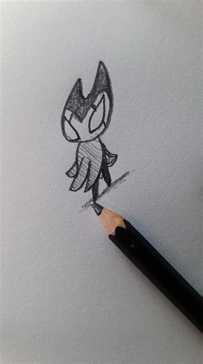 How to Draw Grimm 🔥 Hollow Knight Tutorial #art #shorts #foryou #tutorial #satisfying #howto #anime