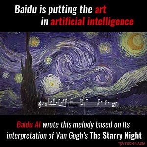 754K views · 3.3K reactions | Baidu's computers are learning to interpret visual art into music. | Tech in Asia | Facebook