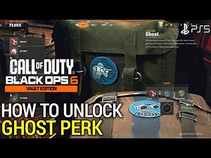How to Get Ghost Perk BO6 Ghost Perk Unlock BO6 | How to Unlock Ghost BO6 Ghost Perk