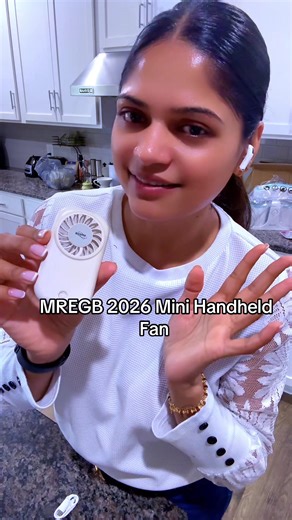 MREGB 2026 Mini Handheld Fan - Cool Breeze