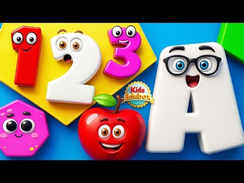 Ultimate ABC & 123 Learning for Toddlers! | Shapes, Colors, and Songs Inside
