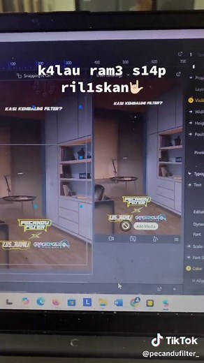 pecandu filter on TikTok