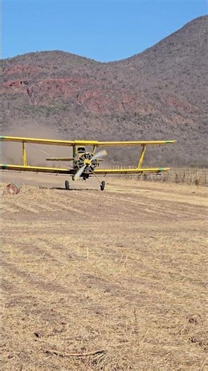 Take Off Grumman Ag Cat #airplane #aviation