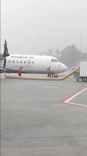 Bangkok Air Plane Ground Operations | Bangkok Air Turnaround Process Real Airport Action