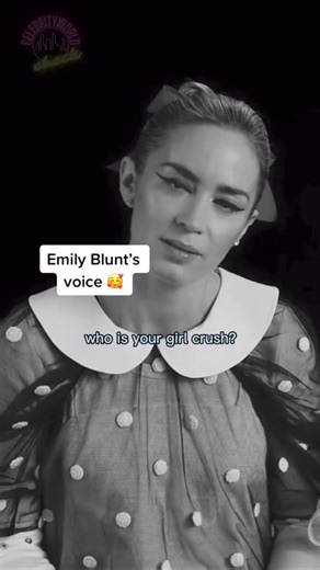18K views · 342 reactions | Emily Blunt Reveals her Girl Crush in Interview. #EmilyBlunt #reelsfb #reelsvideo #reelsviral #fyp #love #fbreels #usa #foryou #reelsusa | Emily Blunt Fans | Facebook