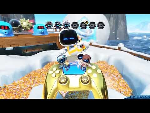 Astro Bot - Frozen Meal - 100% Walkthrough (All Bots, Puzzle Pieces, Secret Level)