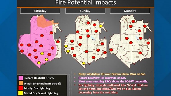 The Bureau of Land Management issues red flag warning