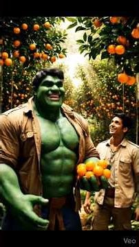 Hulk vs orange 🍊