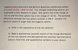 Supplementary Electronic and Written Questions (seHW and sWHW):... | Filo