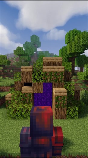 Portal forest #minecraft #minecraftbuilding #minecrafttutorial #minecraftbuild