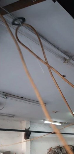 How to hang the cable with a winch