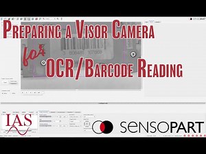 Setting up a SensoPart Visor for OCR and Barcode Reading