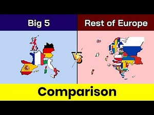Big 5 European countries vs Rest of Europe | Europe vs Big 5 countries | Comparison | Data Duck