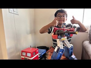 4D Build Optimus Prime Vehicle and Robot Mode Review.🤖🧩