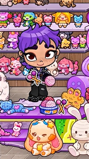 🧸💙 CAN’T BOYS LOVE SOFT TOYS? #avatarworld #nina PAZU
